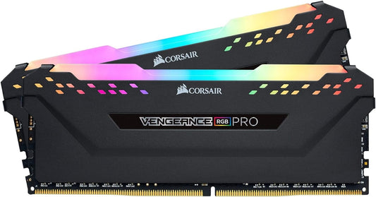 Corsair Vengeance RGB PRO 16GB (2x8GB) DDR4 3200MHz C16 LED Desktop Memory - Black