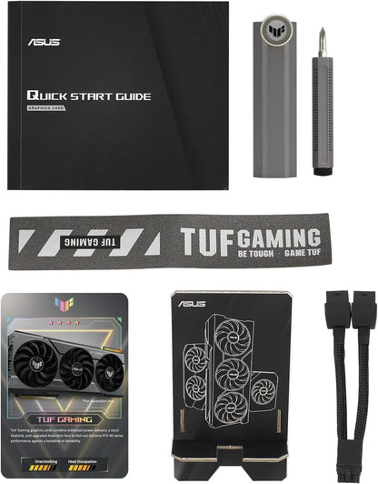 ASUS GeForce RTX 4070 Super 12G TUF Gaming OC Graphics Card - 2580MHz Boost Clock, GDDR6X, PCIe Gen 4, DLSS 3, HDMI 2.1a, 3 x DisplayPort 1.4a (Supports 4K & 8K HDR) - T