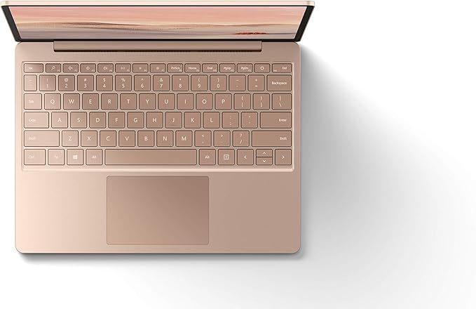 Microsoft Surface Laptop Go, 12.45 inch Laptop (Intel Core i5, 8GB RAM, 128GB SSD, Win 10 Home in S Mode) Sandstone - T