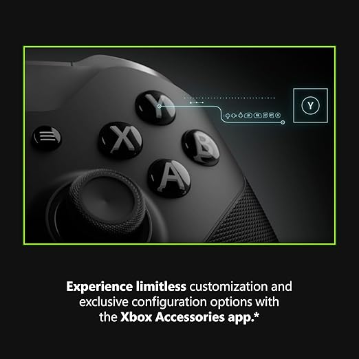 Xbox Elite Series 2 Core Wireless Gaming Controller – Black – Xbox Series X|S, Xbox One, Windows PC, Android, and iOS