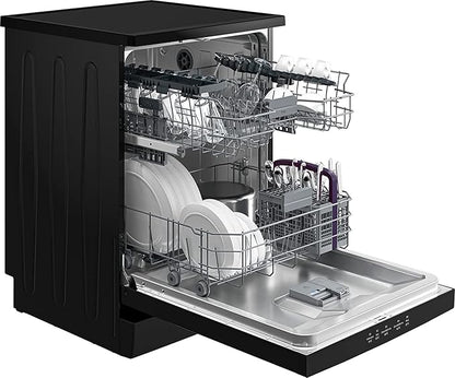 Beko Dishwasher 14 persons, 5 programs 60 * 60 cm, Half load, Steam Gloss, BDFN15420B