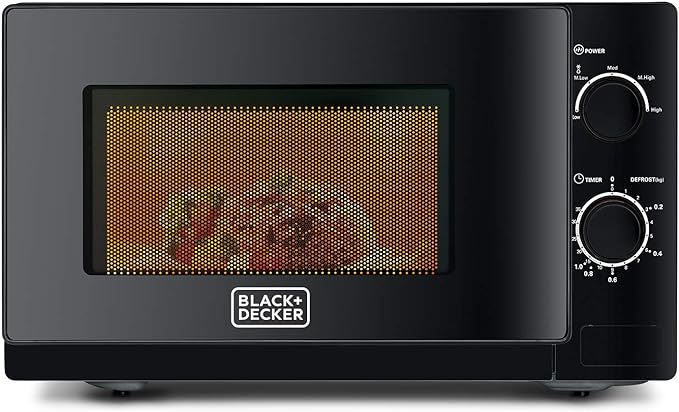 Black & Decker 20L Microwave Oven, Grey- MZ2020P-B5