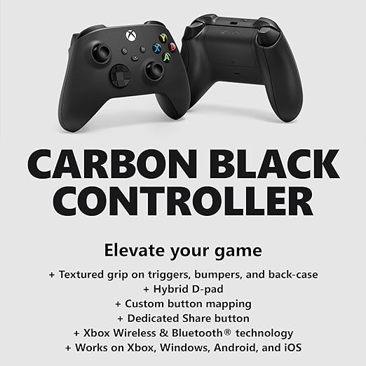 Xbox Wireless Controller For Xbox Series X|S, Xbox One, Windows10, Android, And IOS - Black