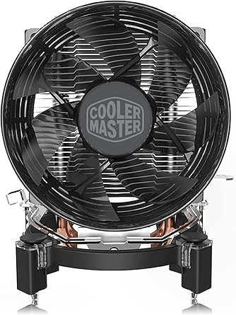 CoolerMaster Hyper T20 Compact CPU Air Cooler, 95mm Fan, Dual Copper Heat Pipe, Direct Contact – AMD Ryzen AMD5 / AM4 / AM3+, Intel LGA 1700/1200 / 1151