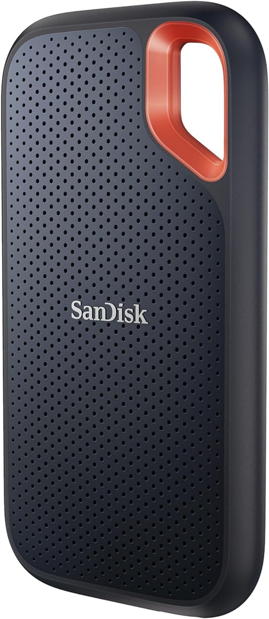 SanDisk Extreme 2TB Portable SSD - up to 1050MB/s Read and 1000MB/s Write Speeds, USB 3.2 Gen 2, 2-meter drop protection and IP55 resistance