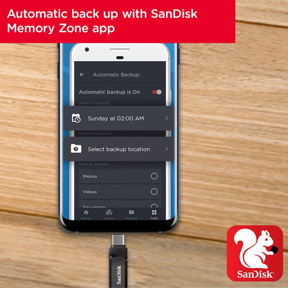 SanDisk USB Type-C Flash Drive - 64GB