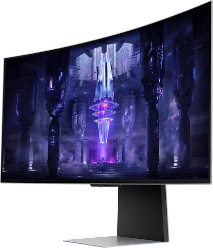 Samsung 34-Inch OLED G8 Odyssey Gaming Monitor with 0.03ms GtG Response time & 175Hz Refresh rate, Supports AMD FreeSync Premium Pro, Local Warranty