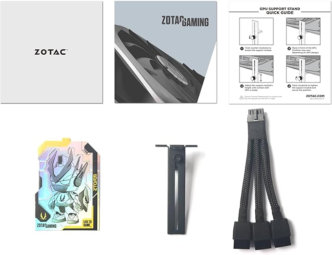 ZOTAC Gaming GeForce RTX 4070 Ti Super Solid OC DLSS 3 16GB GDDR6X 256-bit 21Gbps PCIE 4.0 Gaming Graphics Card, IceStorm 2.0 Advanced Cooling, ZT-D40730RC-10P - T