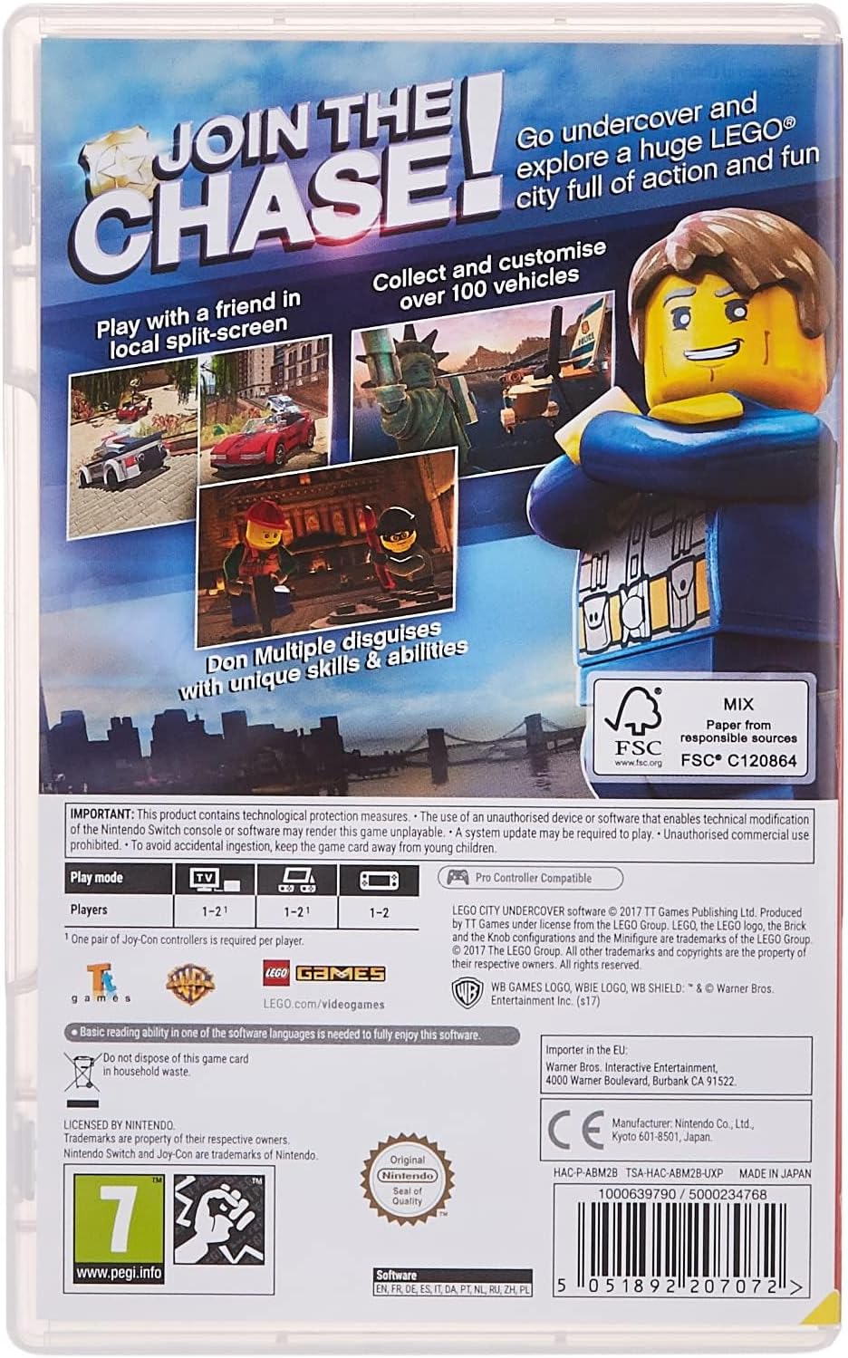 Lego city undercover (nintendo switch) (nintendo switch)