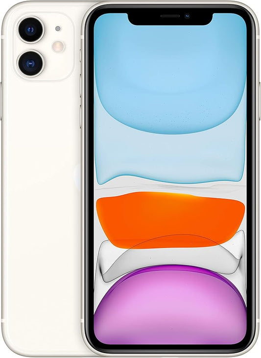 iPhone 11 White 128GB 4G LTE (2020 - Slim Packing) - Middle East Version