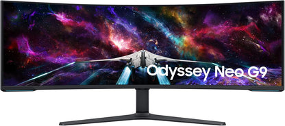 Samsung G95NC Neo 57-Inch Odyssey Curved Gaming Monitor, 240hz Refresh Rate, Dual UHD Monitor, 1ms GTG, Local Warranty