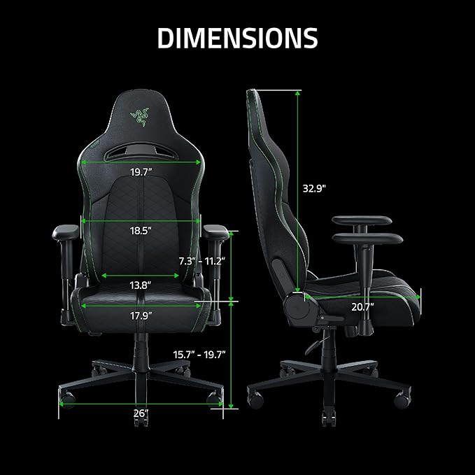 RAZER Enki X Gaming Chair - Black