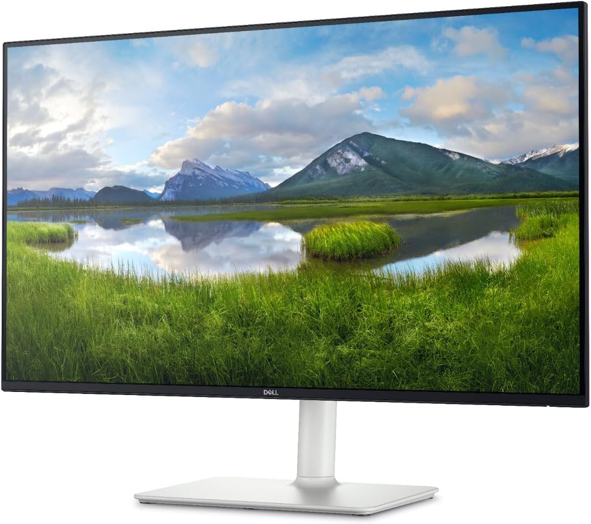 Dell S2725DS 27" QHD (2560x1440) Monitor, 100Hz, IPS, 4ms, 99% sRGB, Height Adjustment, Built-in Speakers, DisplayPort, 2x HDMI, 3 Year Warranty, White