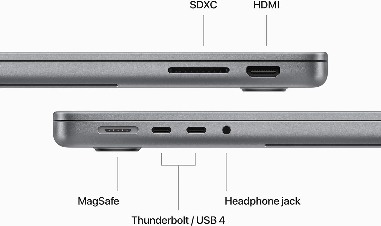 Apple 2023 MacBook Pro Laptop M3 chip with 8?core CPU, 10?core GPU: 14.2-inch Liquid Retina XDR Display, 8GB Unified Memory, 512GB SSD Storage. Works with iPhone,iPad, Space Gray