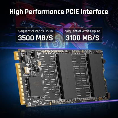 Hikvision E3000 Internal NVMe PCIe M.2 SSD 256GB, Internal Solid State Drive, Gen 3x4, 2280, 3D NAND Flash Memory, Up to 3500MB/s Read Speed