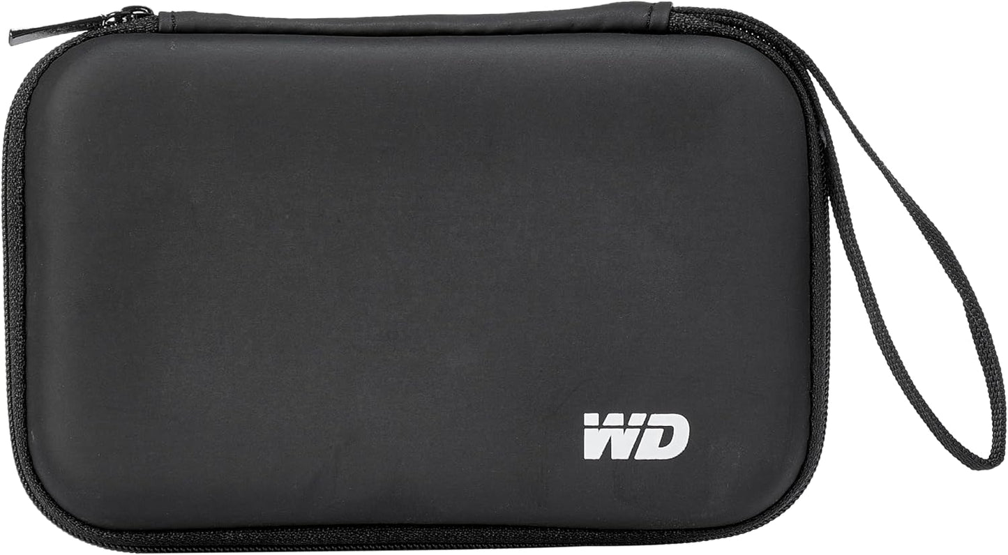 Gadget Deals Hard Disk Cover/Hard Disk Drive Pouch case for 2.5" HDD Cover WD Seagate Slim Sony Dell Toshiba (Black)