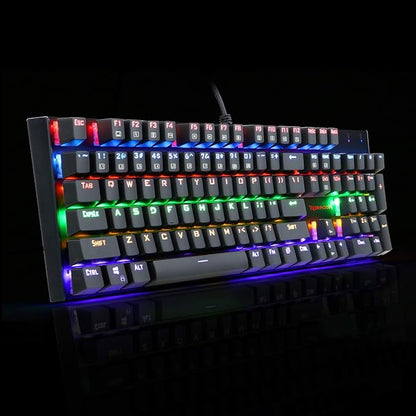 Redragon K565E Rudra Rainbow Mechanical Wired Gaming Keyboard - Blue Switch