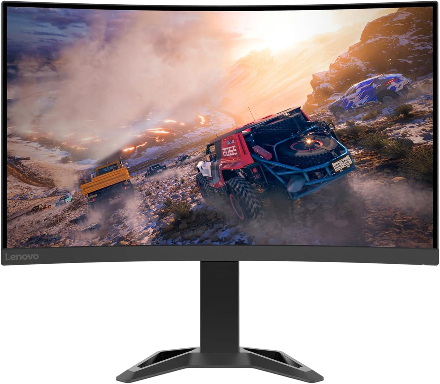 Lenovo Gaming Monitor G27c-30 27",1500R Curved Monitor, FHD 1920x1080 Vertical Alignment Display, 16.7 Mn Colors, 165Hz Refresh Rate, 1ms Response Time, AMD FreeSync, 2x HDMI 2.0, 1x DP 1.4