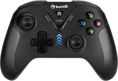 MARVO GT-019 Wired USB Gaming Controller - Dual motors for vibration feedback - Double triggers and analog bumpers - Analog mini sticks with Xbox positioning PC/PS-3