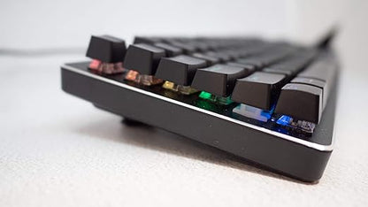 GAMDIAS Hermes P2A Full-Size RGB Mechanical Gaming Keyboard with Optical Switches, 12 Built-in Lighting Effects, 8 Multimedia Keys, 4 Lighting Effects Hotkeys and 32KB Built-in Memory (Multicolour)