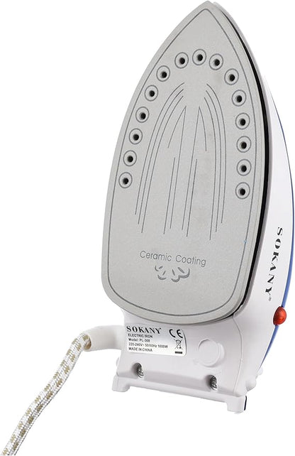 Sokany pl-368 travel steam iron travel thermostat control 1000w