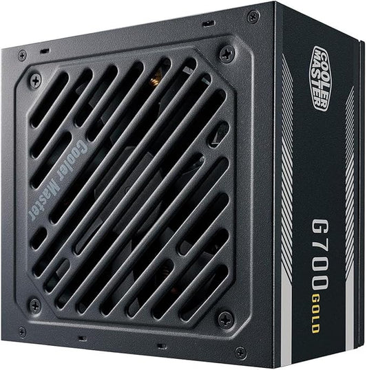 Cooler Master G700 Gold Entry Level 80 Plus Gold Certified Power Supply, 700W, Intel ATX 12V 2.52, 120mm HDB Fan, 2 EPS Connectors