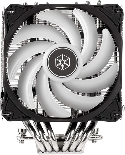 SilverStone Technology Hydrogon D120 ARGB Dual Tower CPU Cooler, HYD120-ARGB, Now with LGA1700 Support