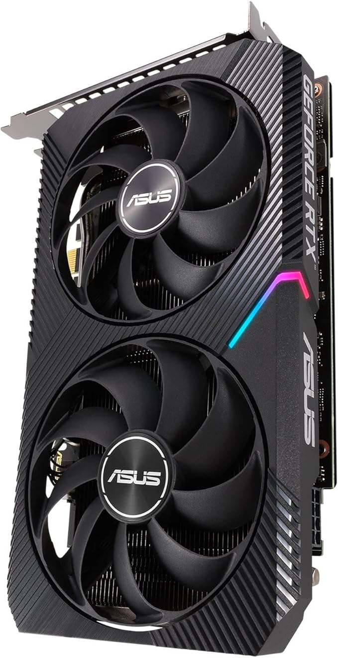 ASUS Dual NVIDIA GeForce RTX 3060 V2 OC Edition 12GB GDDR6 Gaming (PCIe 4.0, 12GB GDDR6 memory, Axial-tech fan design, 0dB technology