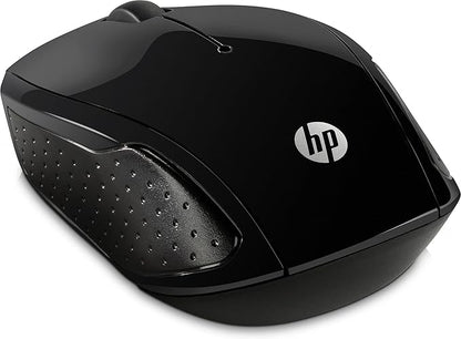 HP 200 X6W31AA Optical Sensor Wireless Mouse - Black