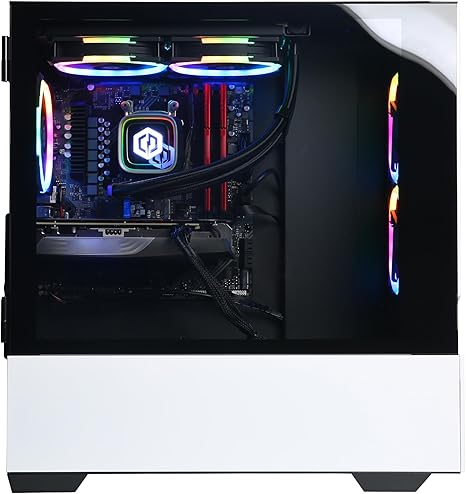 CyberPowerPC Gamer Supreme Liquid Cool Gaming PC, AMD Ryzen 7 7800X3D 4.2GHz, GeForce RTX 4070 Super 12GB, 32GB DDR5, 1TB PCIe Gen4 SSD, WiFi Ready & Windows 11 Home (SLC8470A)