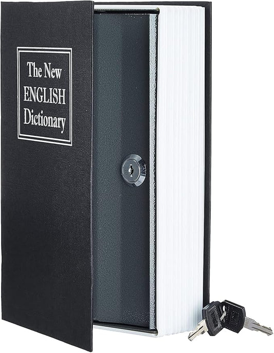 Betlex Book Safe with Key Lock | Betlex Dictionary Diversion Book Safe, Portable Safe Box, Cash Locker for Home and Office,Great for Storing Money, Jewelry and Passport(Multi-color)