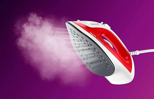 Philips Steam iron - Continuous Steam Flow of 25 Grams Per Minute and 90 g/min with the boost for thin/light fabrics - 2000w - 220ml - 50/60hz - easyspeed GC1742/46 – International Warranty