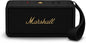 Marshall Middleton Wireless Portable Bluetooth Speaker, Over 20 Hours Portable Playtime, Waterproof IP67 - Black & Brass - T