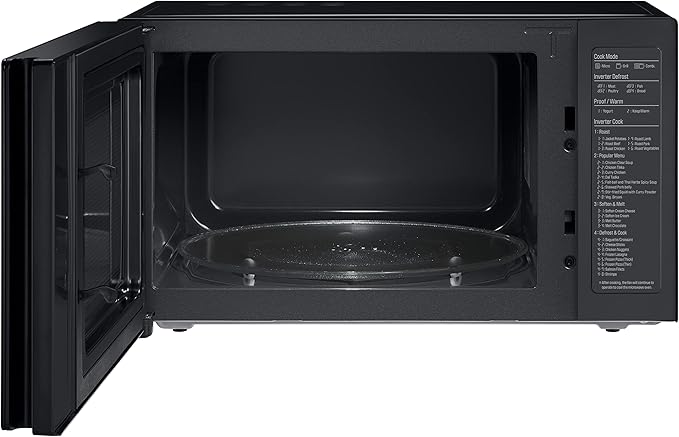 LG MH8265DIS Smart Inverter Microwave With Grill - 1200 Watt, 42 Liters, Black-(International warranty)