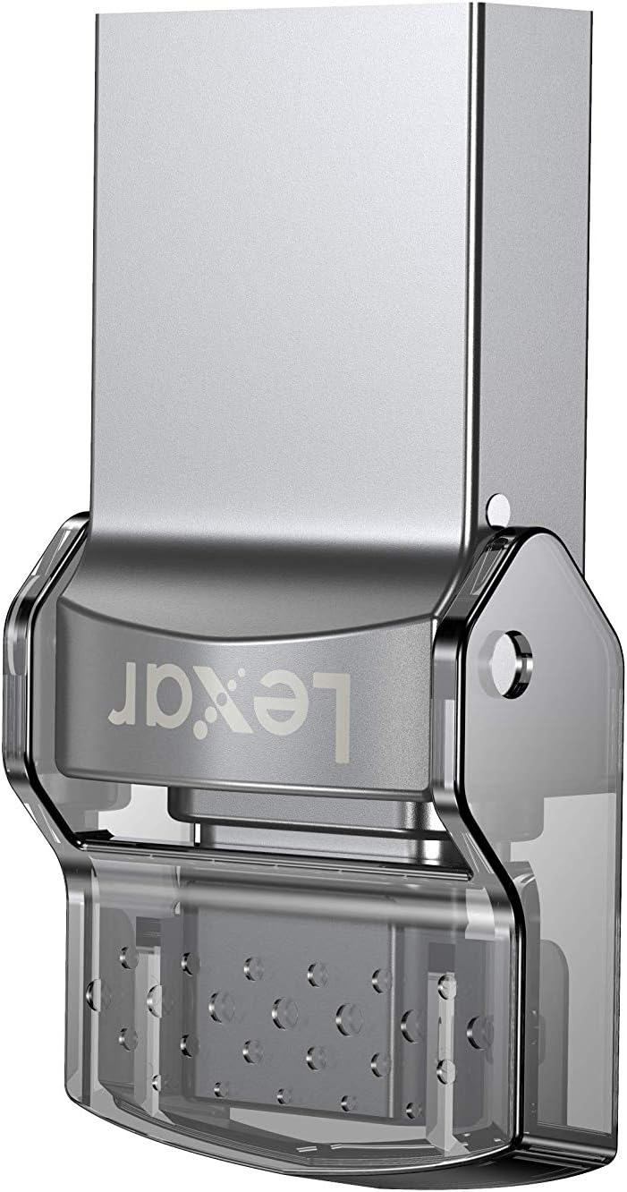 Lexar Jumpdrive Dual Drive D35C USb 3.0 Type-C Flash Drive 100Mb/S, 128Gb Capacity