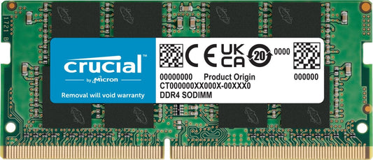 Crucial RAM 8GB DDR4 3200 MHz CL22 Laptop Memory CT8G4SFRA32A