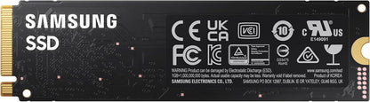 SAMSUNG 980 SSD 1TB PCle 3.0x4, NVMe M.2 2280, Internal Solid State Drive, Storage for PC, Laptops, Gaming and More, HMB Technology, Intelligent Turbowrite, Speeds of up-to 3,500MB/s, MZ-V8V1T0B/AM
