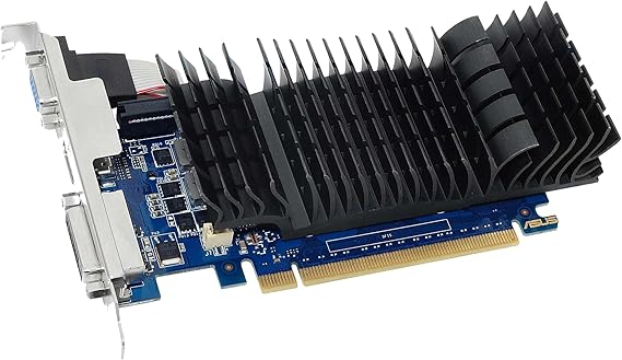ASUS GT730-SL-2GD5-BRK GeForce GT 730 2 GB GDDR5 Low Profile Graphics Card for Silent HTPC Build (with I/O Port Brackets) - T