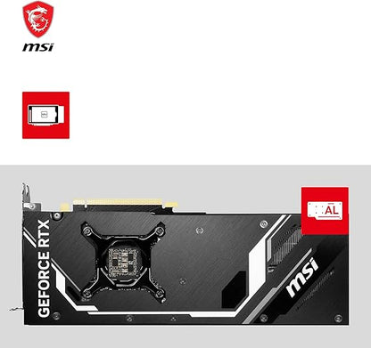 MSI GeForce RTX 4070 Ti VENTUS 3X 12G OC (12GB GDDR6X/PCI Express 4.0/2655MHz/21000MHz)