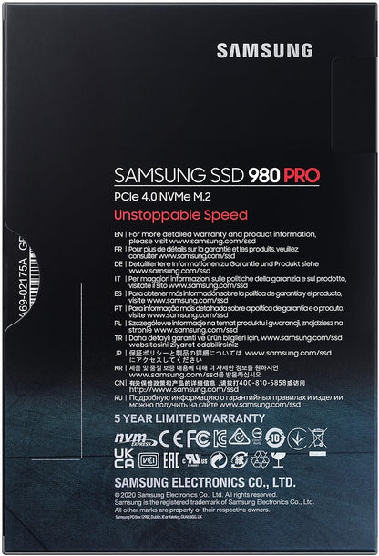 Samsung 980 PRO 500 GB PCIe 4.0 M.2