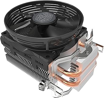 CoolerMaster Hyper T20 Compact CPU Air Cooler, 95mm Fan, Dual Copper Heat Pipe, Direct Contact – AMD Ryzen AMD5 / AM4 / AM3+, Intel LGA 1700/1200 / 1151