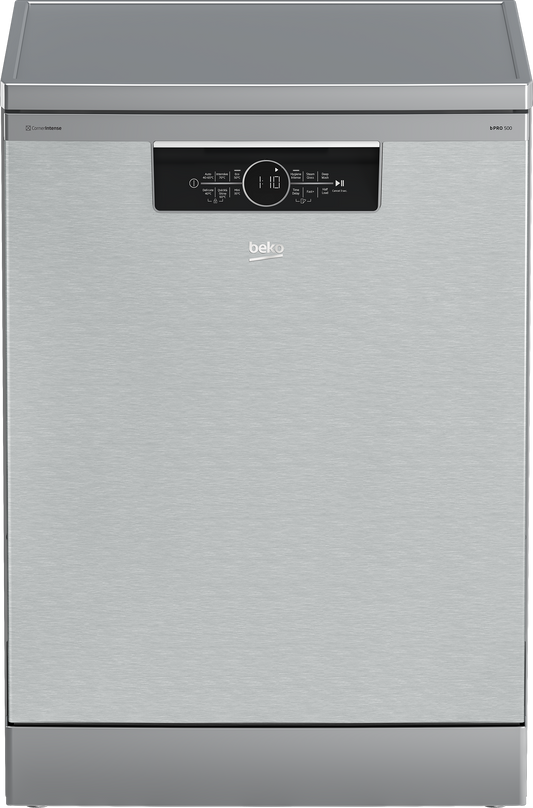 Beko Dishwasher 15 person 6 program, 60 * 60 cm, (CornerIntense)-SteamGloss, Half load - BDFN36531XC