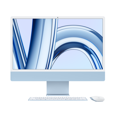 iMac 24-inch M3 Chip 8-Core CPU 10-Core GPU 256GB Blue