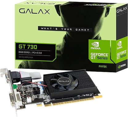 Galax GeForce GT 730 4GB DDR3 128-bit LP (Low Profile) HDMI/DVI/VGA - 73GQF8HX00HD