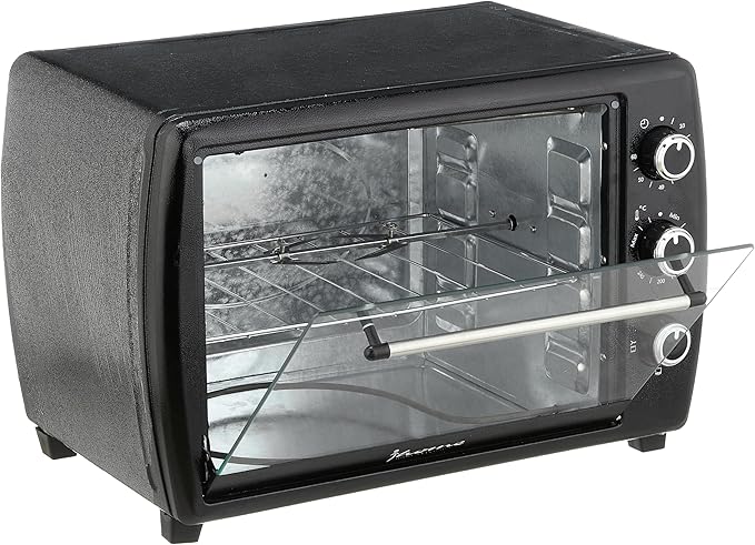 iHome Electric Oven KI-7100 45 Liter 1200W,Grill,Timer 90m,Thermostat,Black (International Warranty)