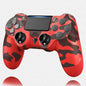 Camo Red Controller for PS4, Wireless Game Remote Joystick for P4/Slim/Pro/PC Controller, Good Gifts for Men/Women