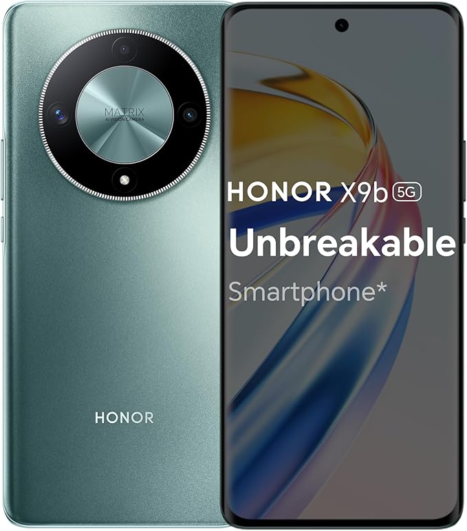 HONOR X9b Dual SIM 12GB RAM+256GB ROM (6.78 Inches) (5G) - (Emerald Green)