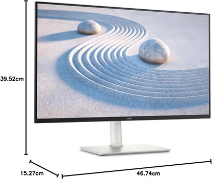 Dell S2725DS 27" QHD (2560x1440) Monitor, 100Hz, IPS, 4ms, 99% sRGB, Height Adjustment, Built-in Speakers, DisplayPort, 2x HDMI, 3 Year Warranty, White