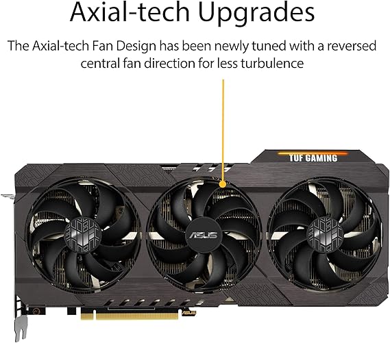 ASUS TUF Gaming NVIDIA GeForce RTX 3070 V2 OC Edition Graphics Card (PCIe 4.0, 8GB GDDR6, LHR, HDMI 2.1, DisplayPort 1.4a, Dual Ball Fan Bearings, Military-Grade Certification, GPU Tweak II)