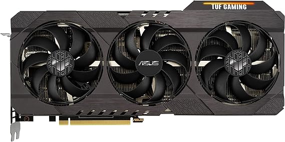 ASUS TUF Gaming NVIDIA GeForce RTX 3070 V2 OC Edition Graphics Card (PCIe 4.0, 8GB GDDR6, LHR, HDMI 2.1, DisplayPort 1.4a, Dual Ball Fan Bearings, Military-Grade Certification, GPU Tweak II)